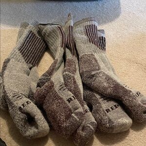 Red wing Gray and Brown Men's Socks